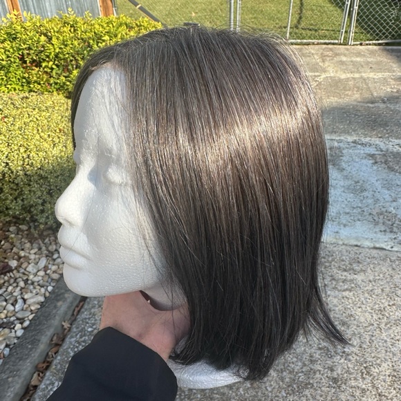 Lace front wig. Jamison "chocolate smoke" - Picture 5 of 11